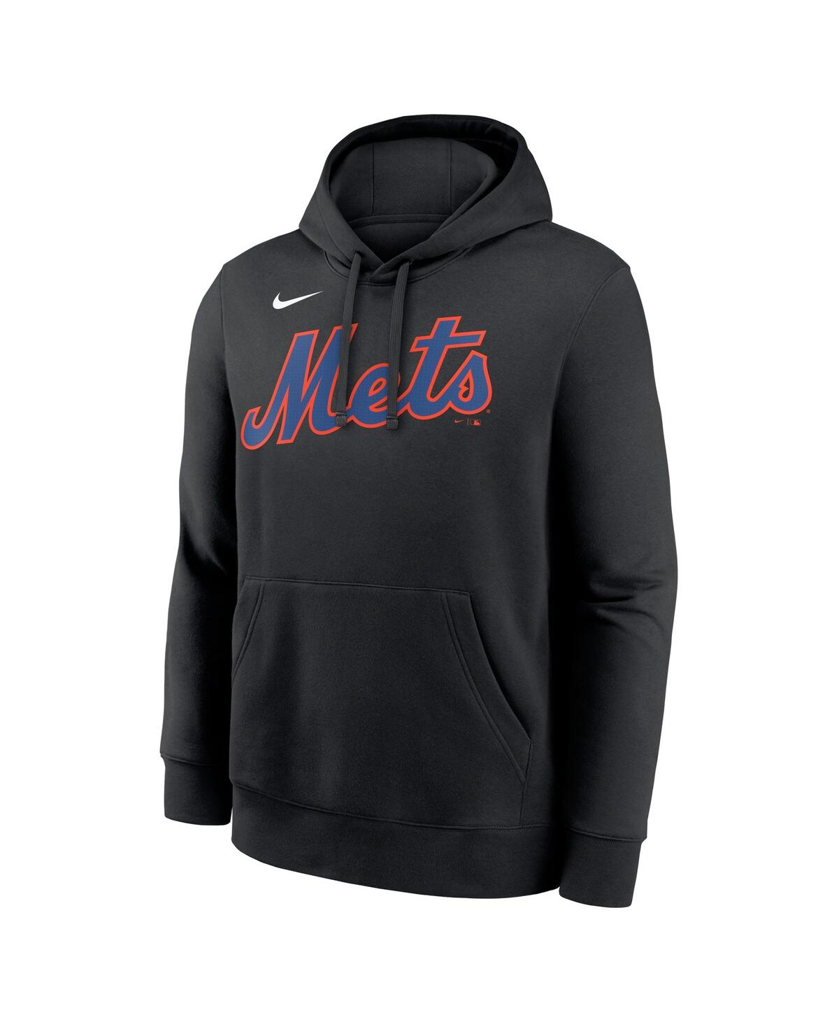 Nike Men's Francisco Lindor Black New York Mets Player Name Number Club Pullover Hoodie