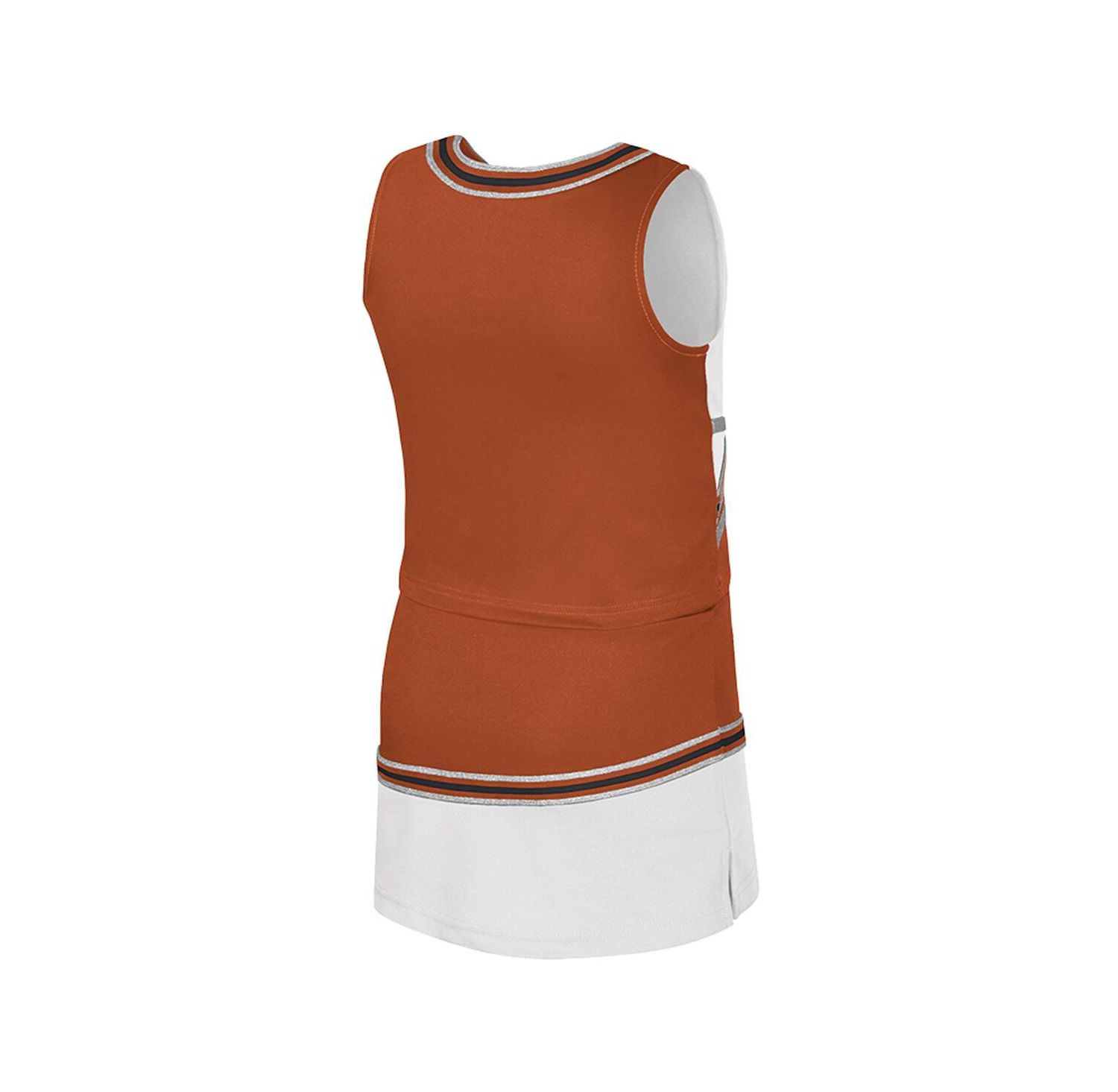 Big Girls 2-Piece Texas Orange Texas Longhorns Lollipop Park Cheer Set