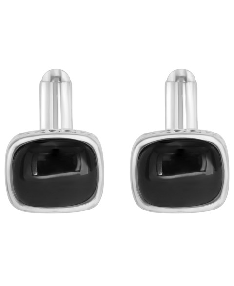 Мужские аксессуары EFFY Collection Onyx Cufflinks in Sterling Silver