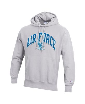 Men's Gray Air Force Falcons Vault Late Night Reverse Weave Pullover Hoodie