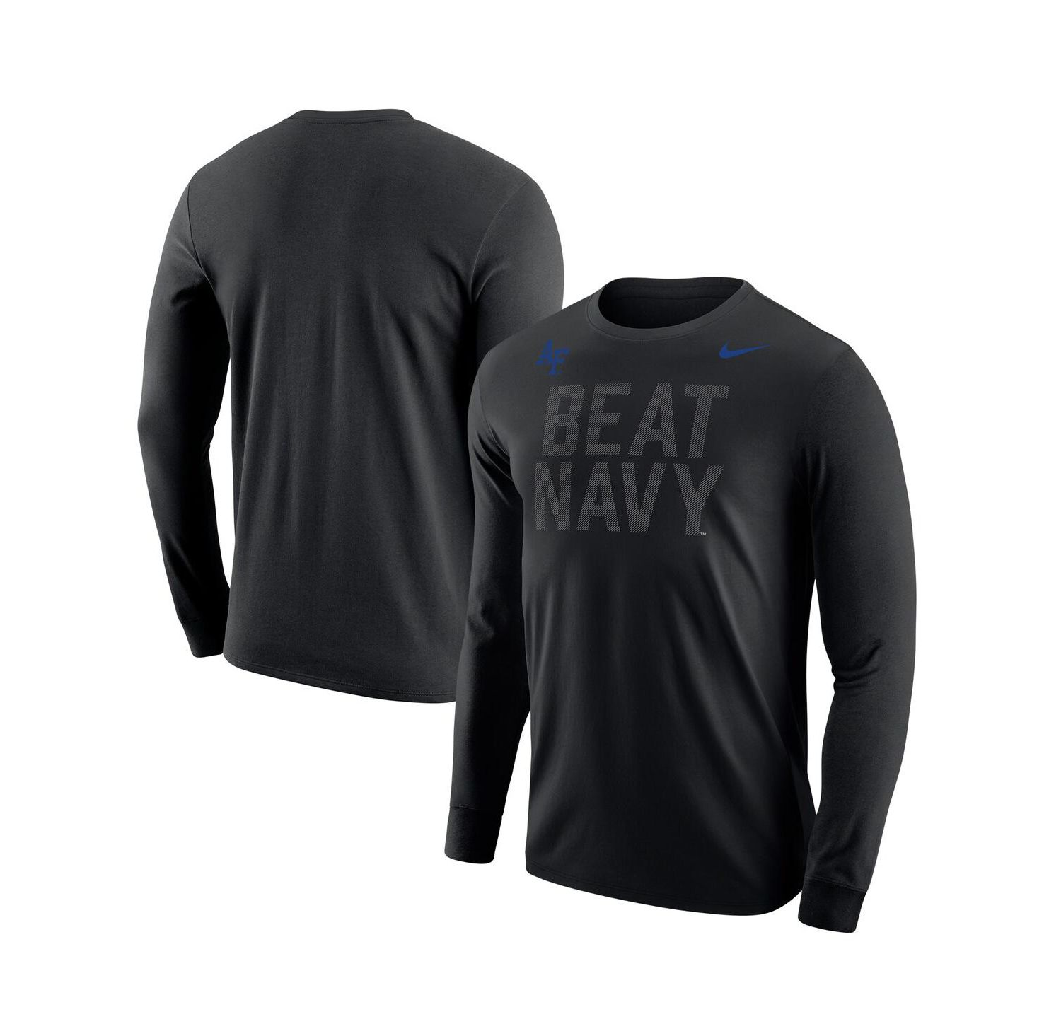 Men's Black Air Force Falcons APLS Fighting Falcon Collection Rivalry Long Sleeve T-Shirt