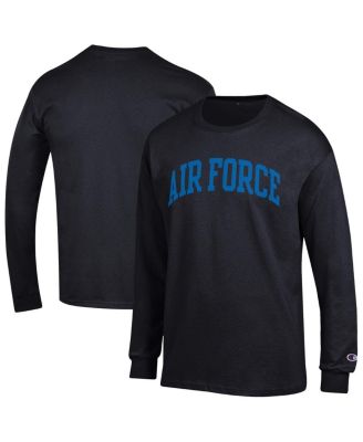 Champion - Men's Black Air Force Falcons Basic Arch Long Sleeve T-Shirt
