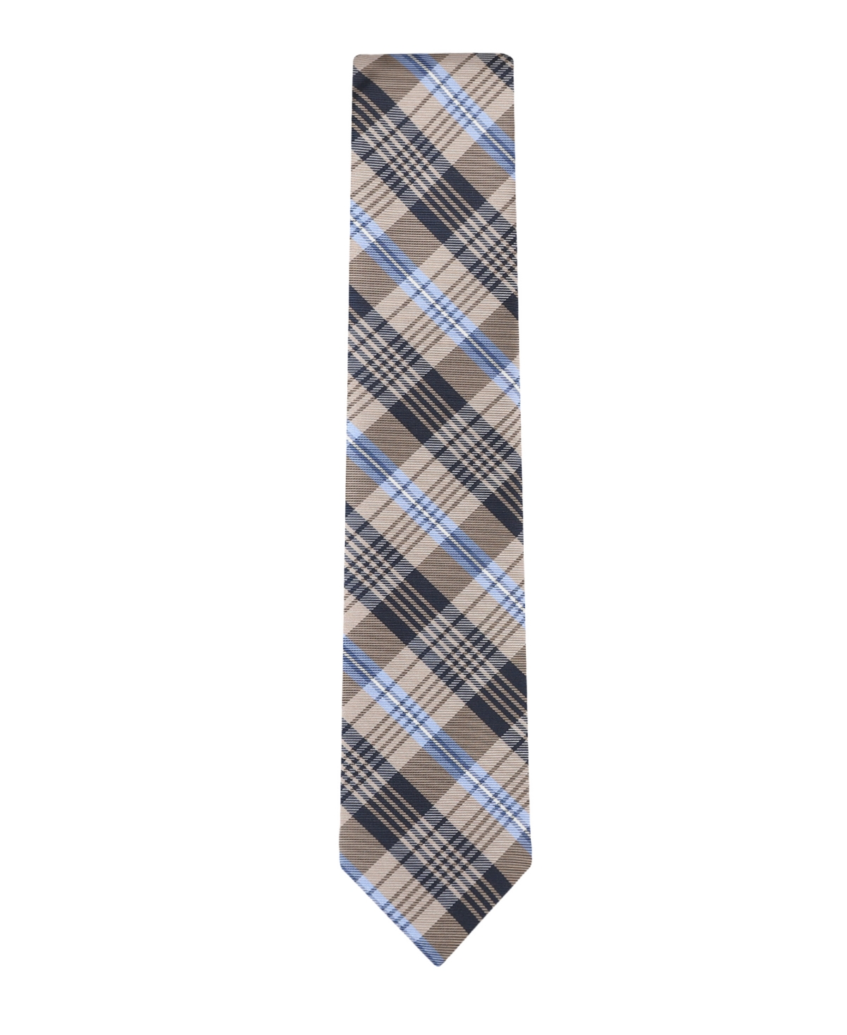 Tommy Hilfiger Men's Grayson Classic Plaid Tie In Brown
