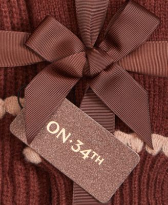 Ribbed Beanie & Gloves Boxed Set, Macy's Exclusive
