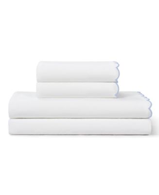 Peri Home Scallop 300-Thread Count Cotton 4-Pc. Sheet Set, Full - Macy's