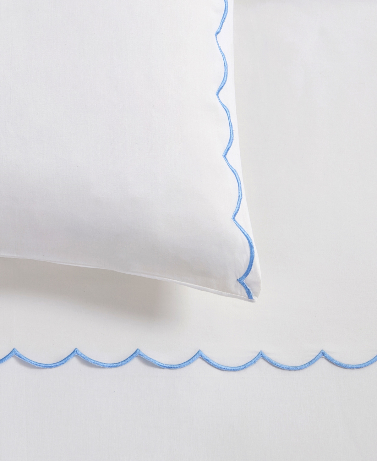 Peri Home Scallop 300-Thread Count Cotton 4-Pc. Sheet Set