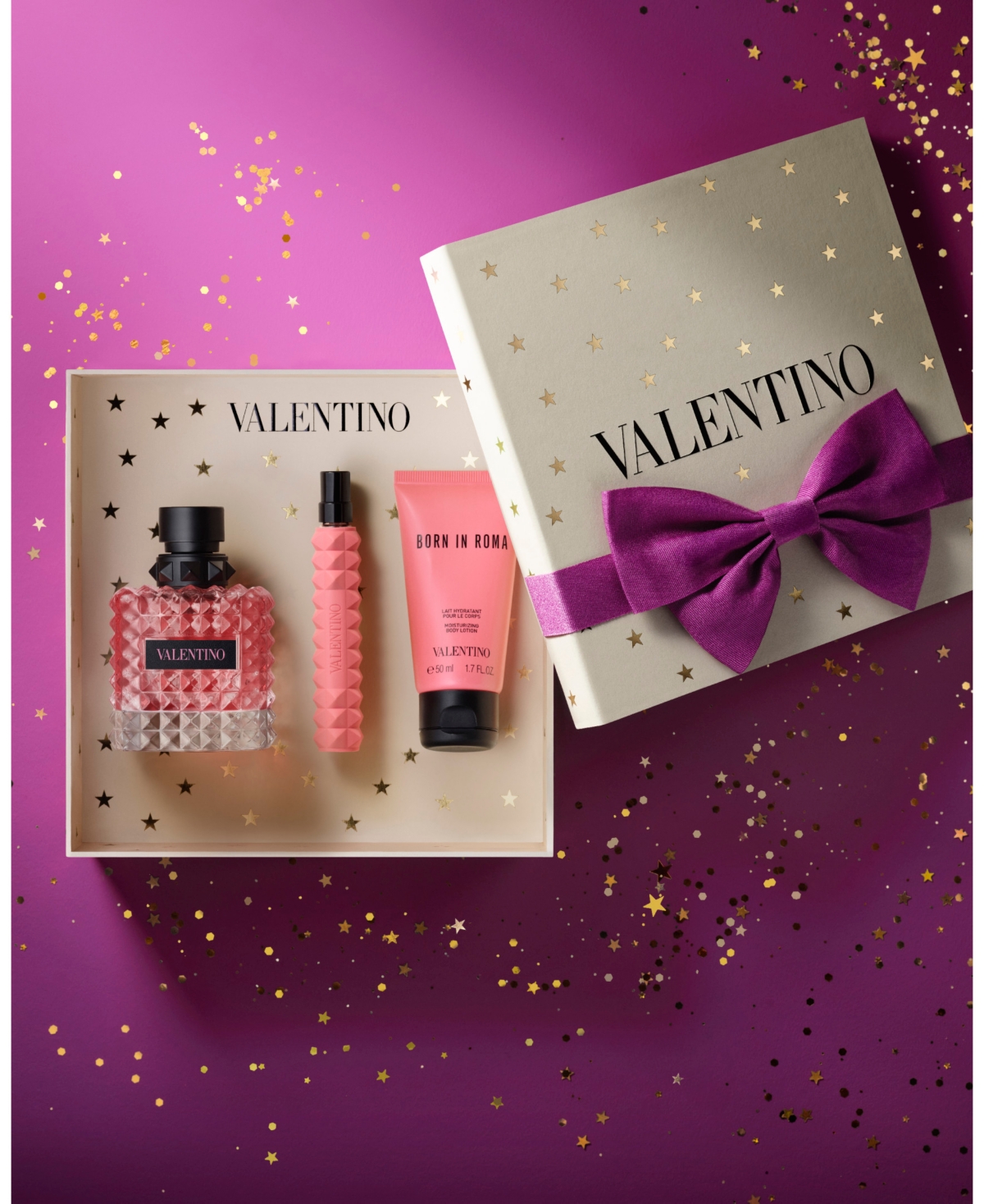 Valentino 3-pc. Donna Born In Roma Eau De Parfum Gift Set In Transparent