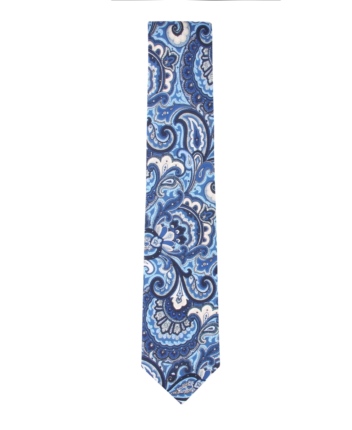 Tommy Hilfiger Men's Paisley Print Tie In Blue