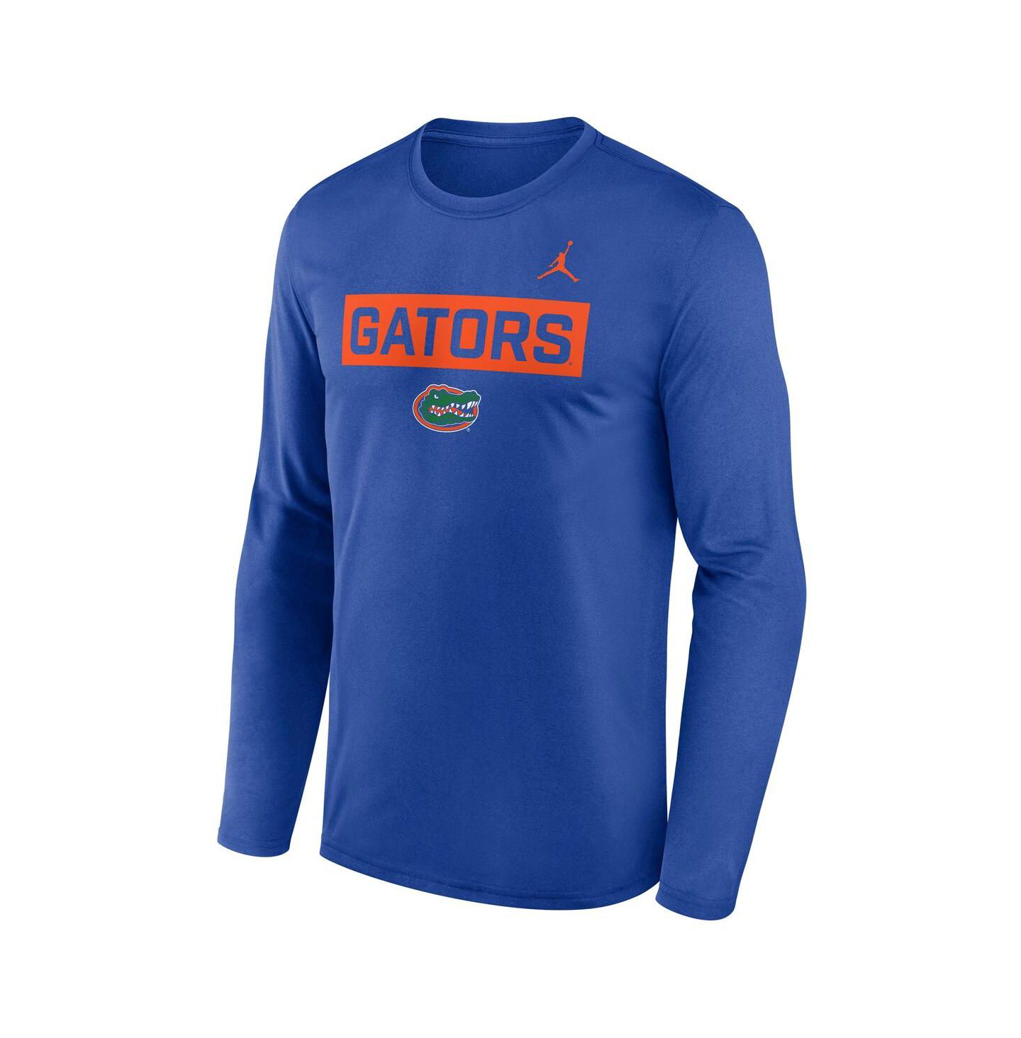 Мужская футболка Jordan Royal Florida Gators Primetime Campus 2-Hit Legend Long Sleeve — фото 2