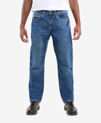 Men's Saddle Stitch Straight Fit Jeans