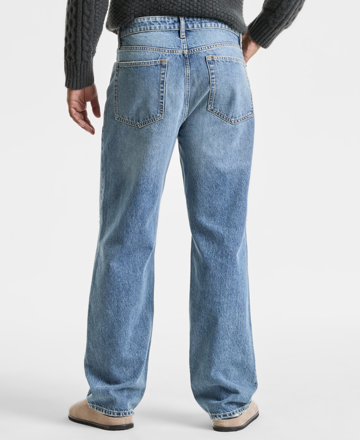 Sun + Stone Men's Azul Baggy Jeans, Macy's Exclusive