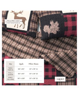 Rustic Lodge All-Season 3 Pc Quilt Set