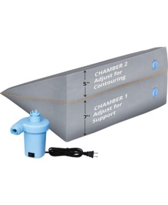  Adjustable Gel Memory Foam Wedge Pillow