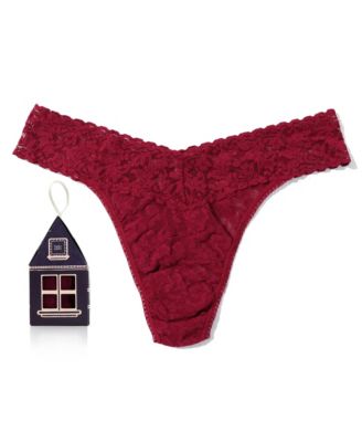 Women's Signature Lace Original Rise Single Pack Thong Underwear