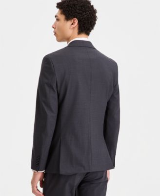 Men's Slim-Fit Wool Suit Jacket