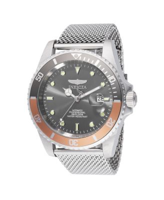 Men's 48631 Pro Diver Automatic 3 Hand Grey Dial Watch