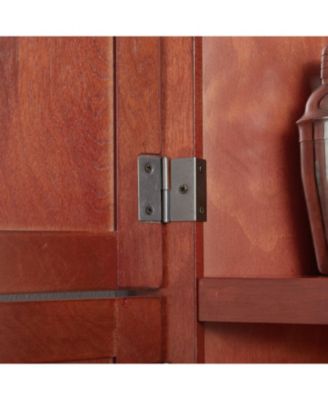 Corner Pantry 4-Tier, 8 Doors, Adjustable Shelves Storage Cabinet