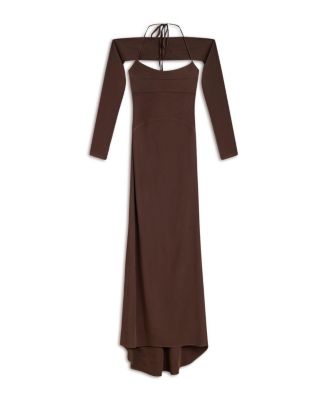 Women's Maxi Dress with Glove Accessory