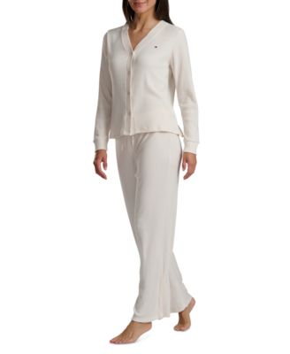 Women's 2-Piece Long Sleeve Cardigan and Pants Set