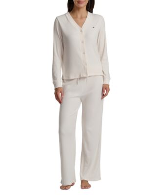 Women's 2-Piece Long Sleeve Cardigan and Pants Set