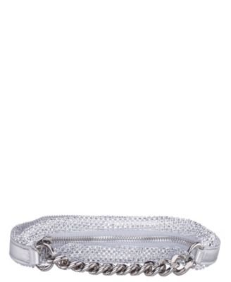 Crystal Mesh Zipper Hobo Bag