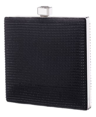 Crystal Minaudiere Lift Lock Clutch