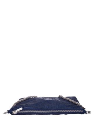 Crystal Embellished Zipper Hobo Bag