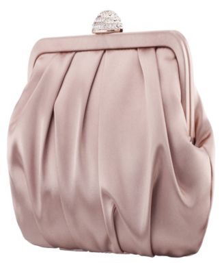 Classic Lift Lock Satin Clutch