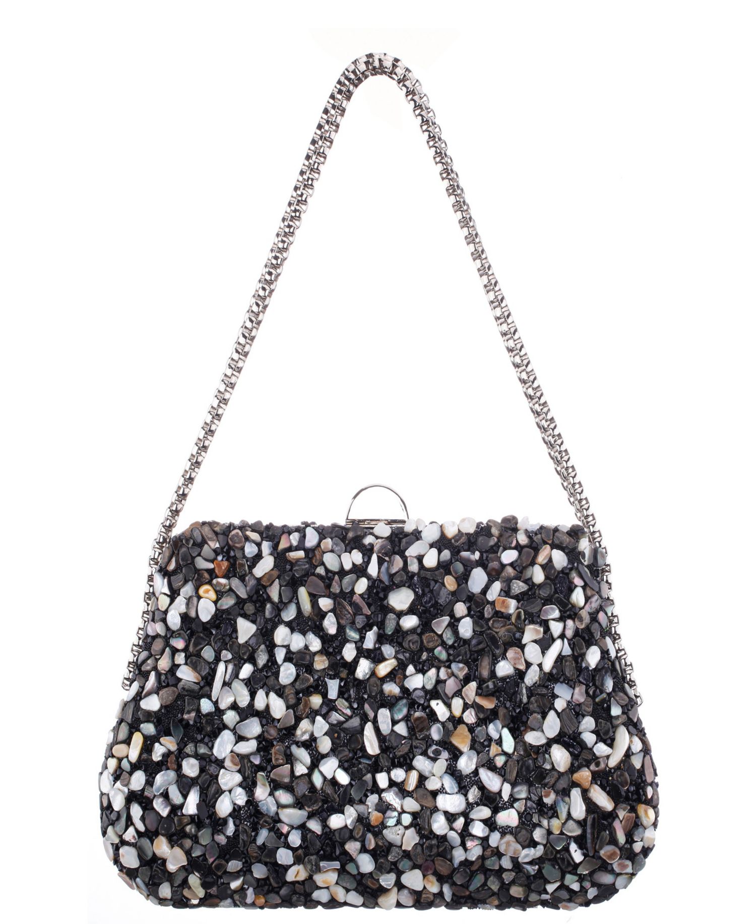Rock Candy Minaudiere Crystal Lift Lock Clutch