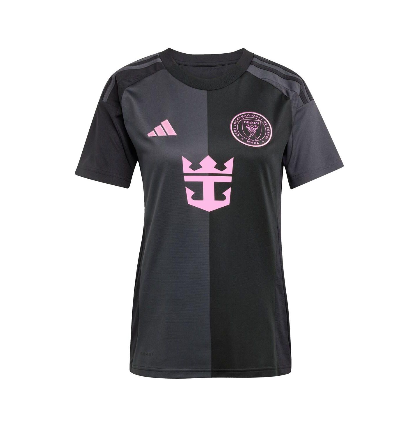 Женские топы adidas Sergio Busquets Black Inter Miami CF 2025 The Fortitude Kit Replica Player Jersey — фото 2
