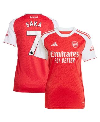 adidas - Women's Bukayo Saka Red Arsenal 2025/26 Home Replica Player Jersey
