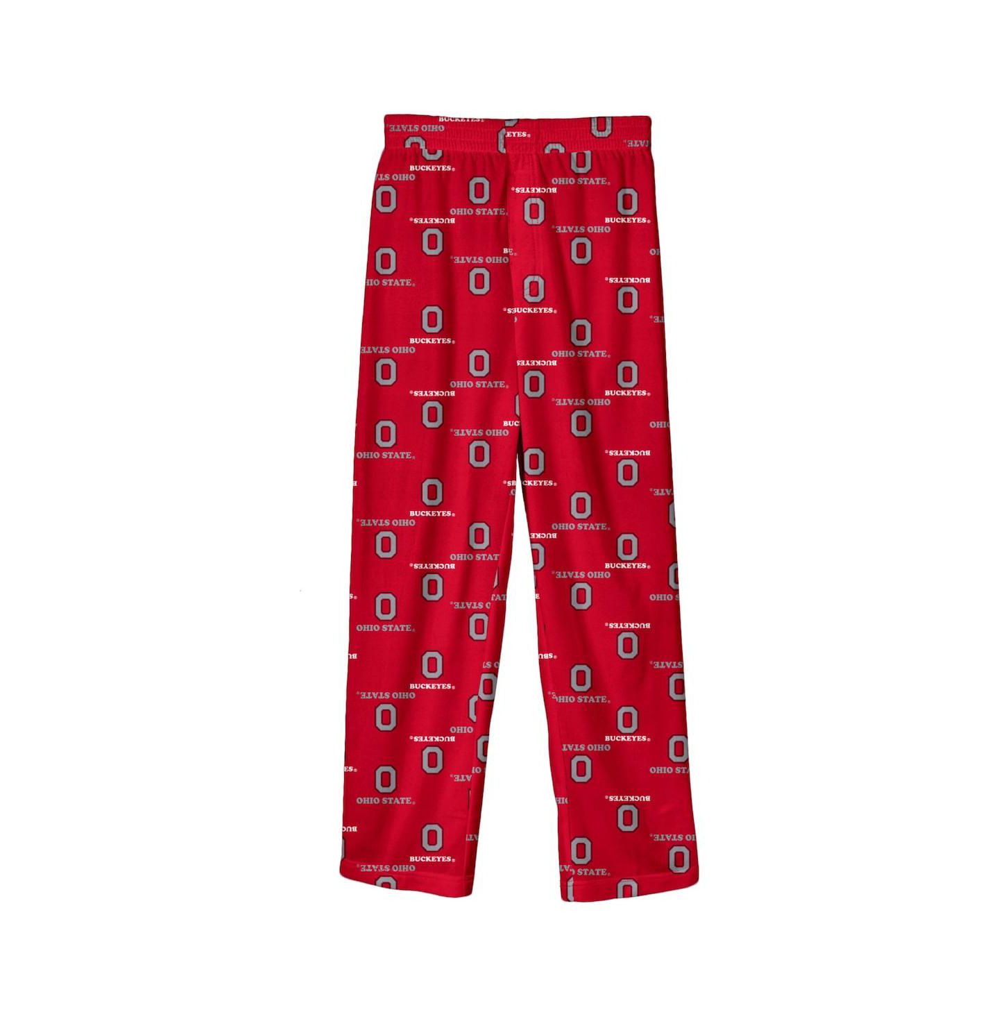 Детские брюки Outerstuff Scarlet Ohio State Buckeyes All-Over Team Logo — фото 1