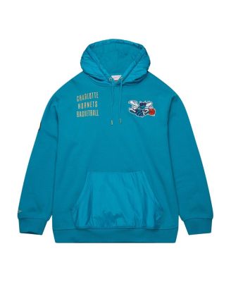 Men's Teal Charlotte Hornets Team OG 2.0 Logo Fleece Pullover Hoodie