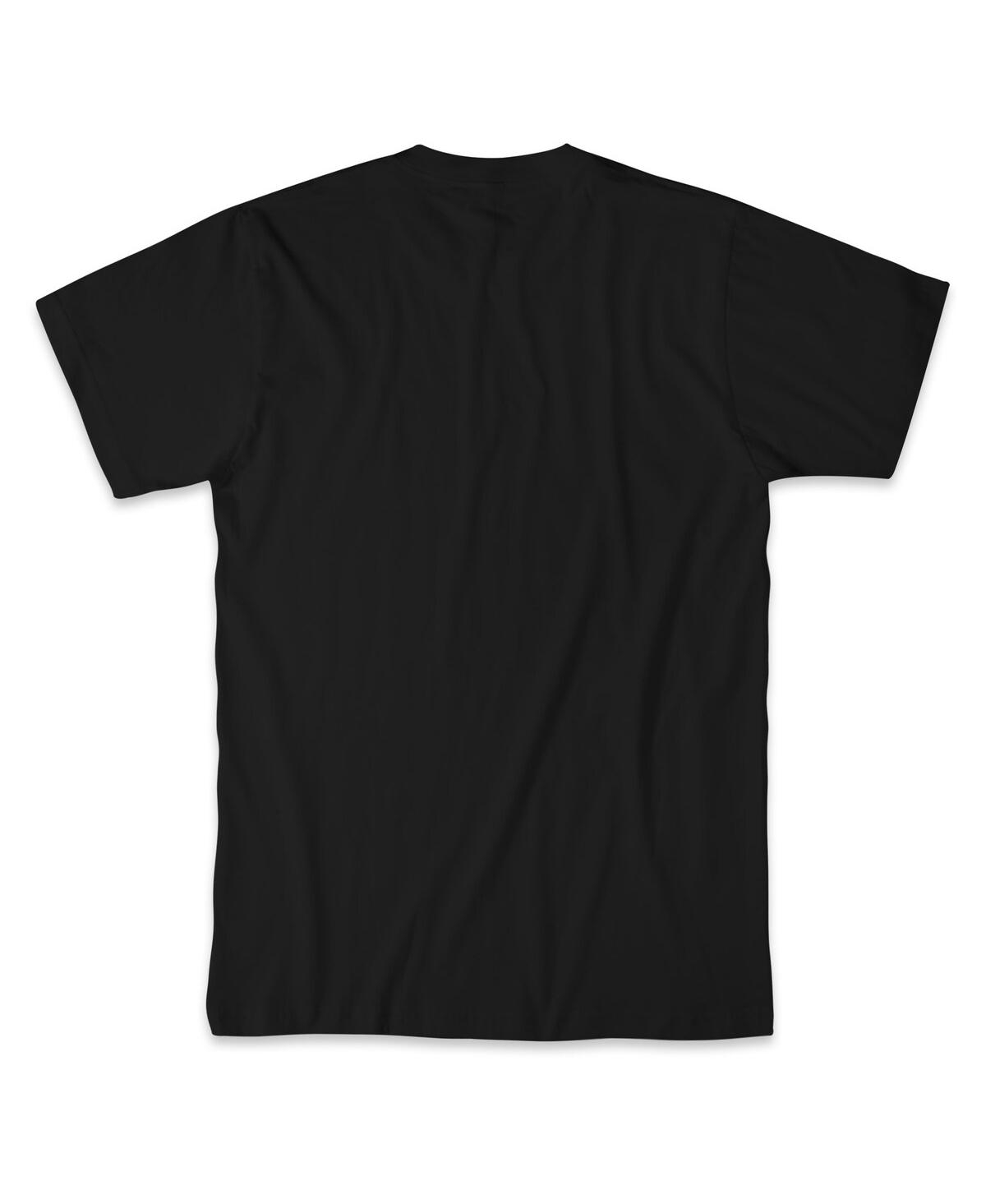 1863fc Men's Black Fulham Mono Badge T-shirt In Black