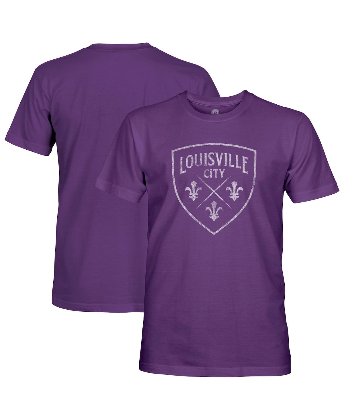 1863FC Men's Purple Louisville City Fc Mono Badge T-Shirt - Purple