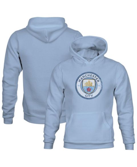 Детское худи 1863FC Sky Blue Manchester City Color Badge Fleece Pullover