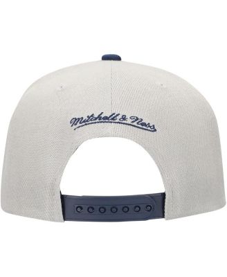 Men's Gray Boston Red Sox Knock Out Panel Snapback Hat