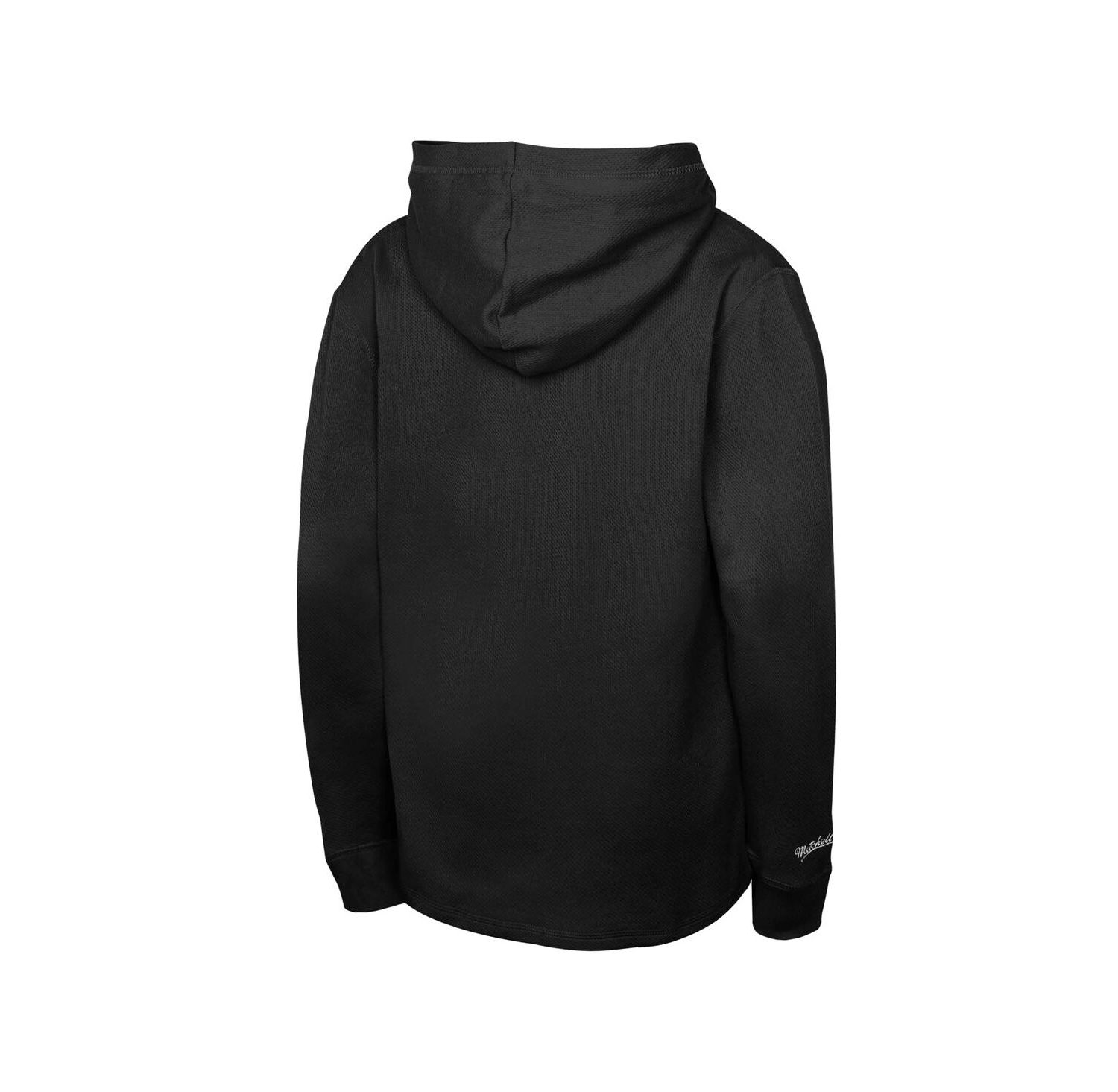 Big Boys and Girls Black Orlando Magic Hardwood Classics Lightweight Thermal Long Sleeve Hoodie T-Shirt