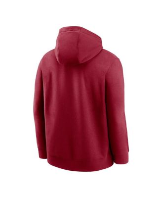 Men's Cardinal Arkansas Razorbacks Club Pullover Hoodie