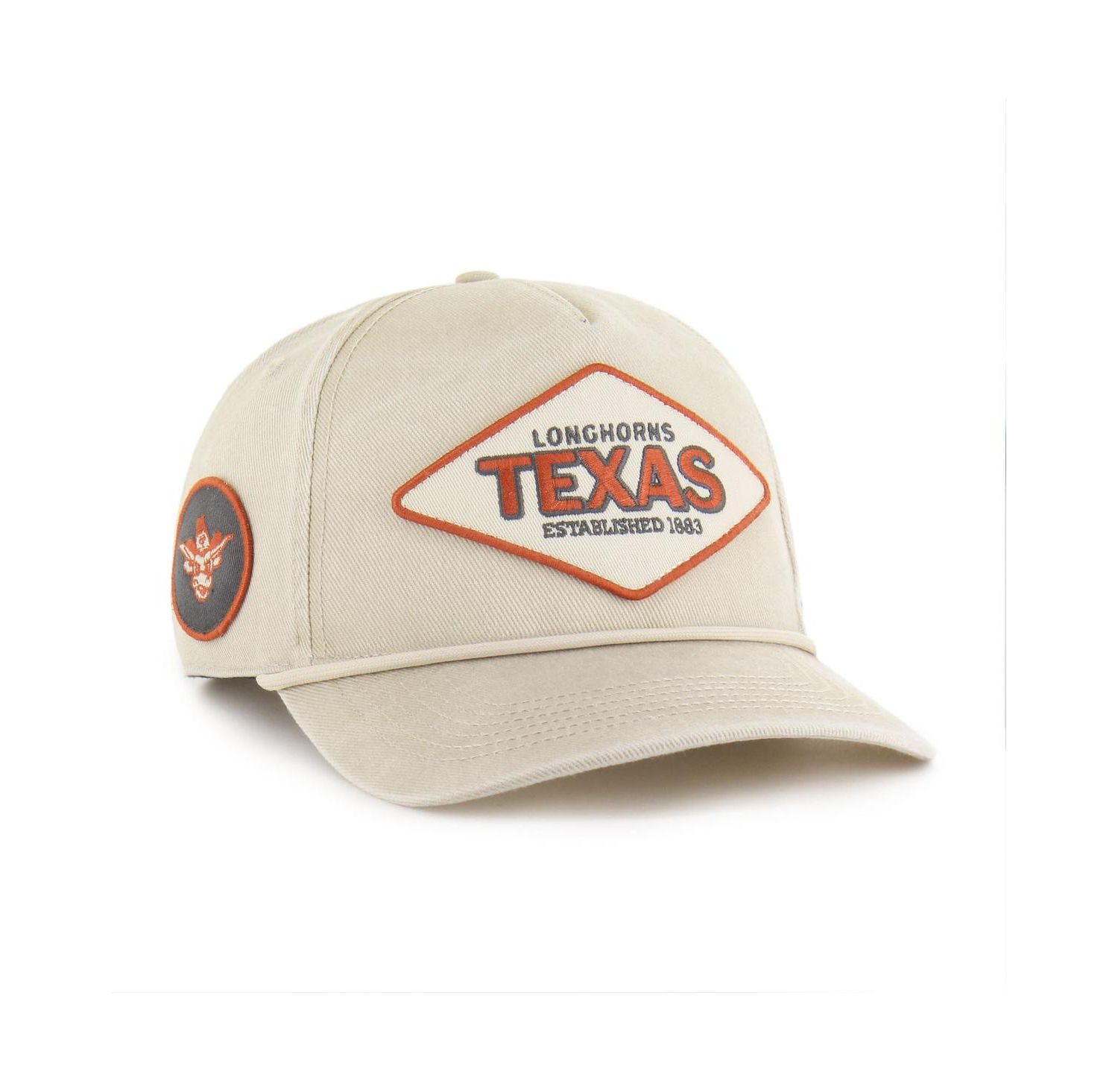 Men's and Women's Cream Texas Longhorns Outdoorsmen Cairn Hitch Adjustable Hat