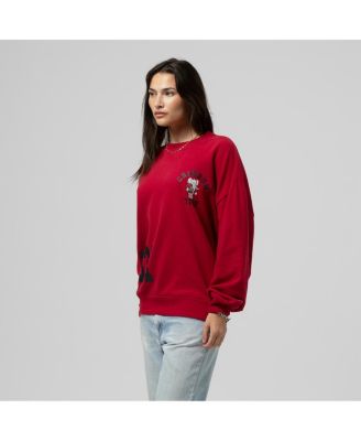 Mitchell & Ness - Women's Crimson Alabama Crimson Tide Multi-Hit Sweatshirt