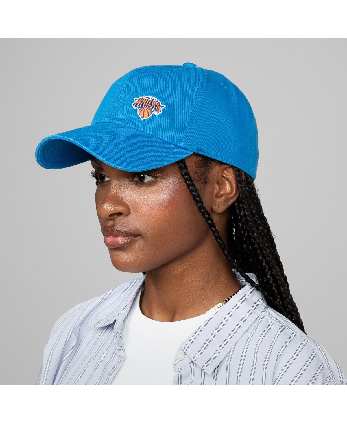 Mitchell & Ness Women's Blue New York Knicks Micro Lefty Adjustable Hat In Blue