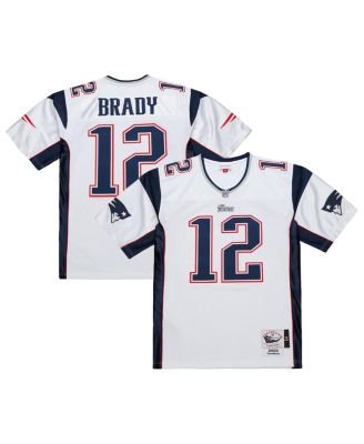 Mitchell & Ness - Men's Tom Brady White New England Patriots 2000 Authentic Jersey
