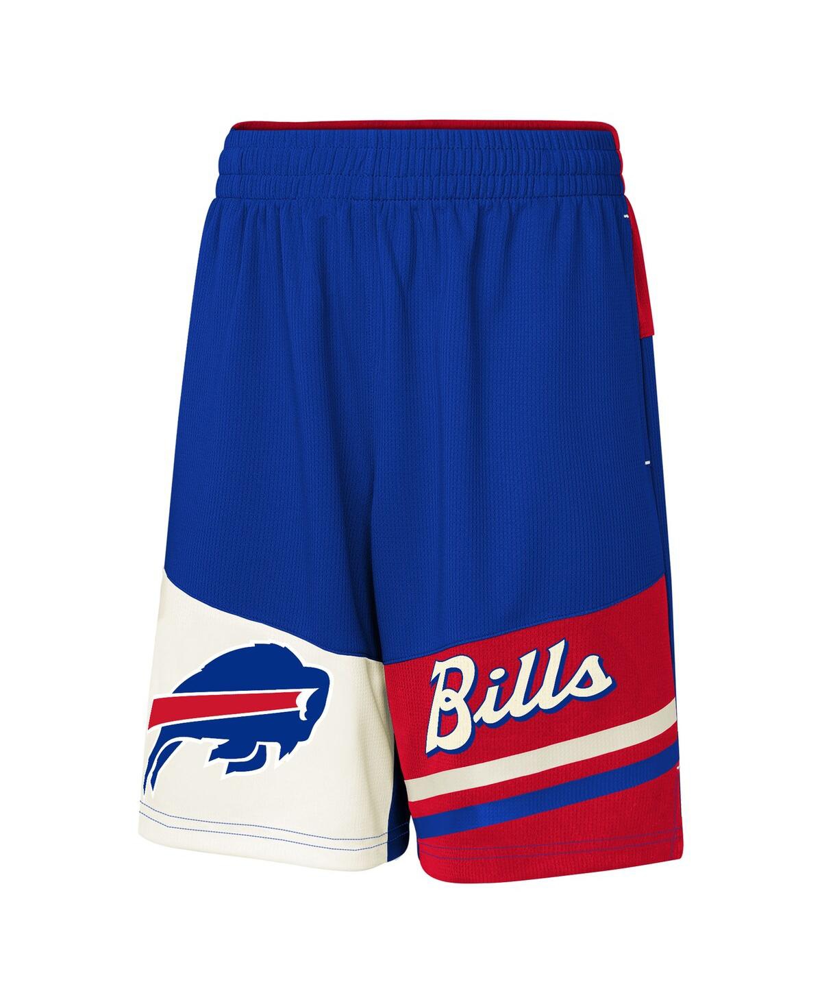 Outerstuff Big Boys And Girls Royal Buffalo Bills Fandemonium Mesh Shorts In Blue