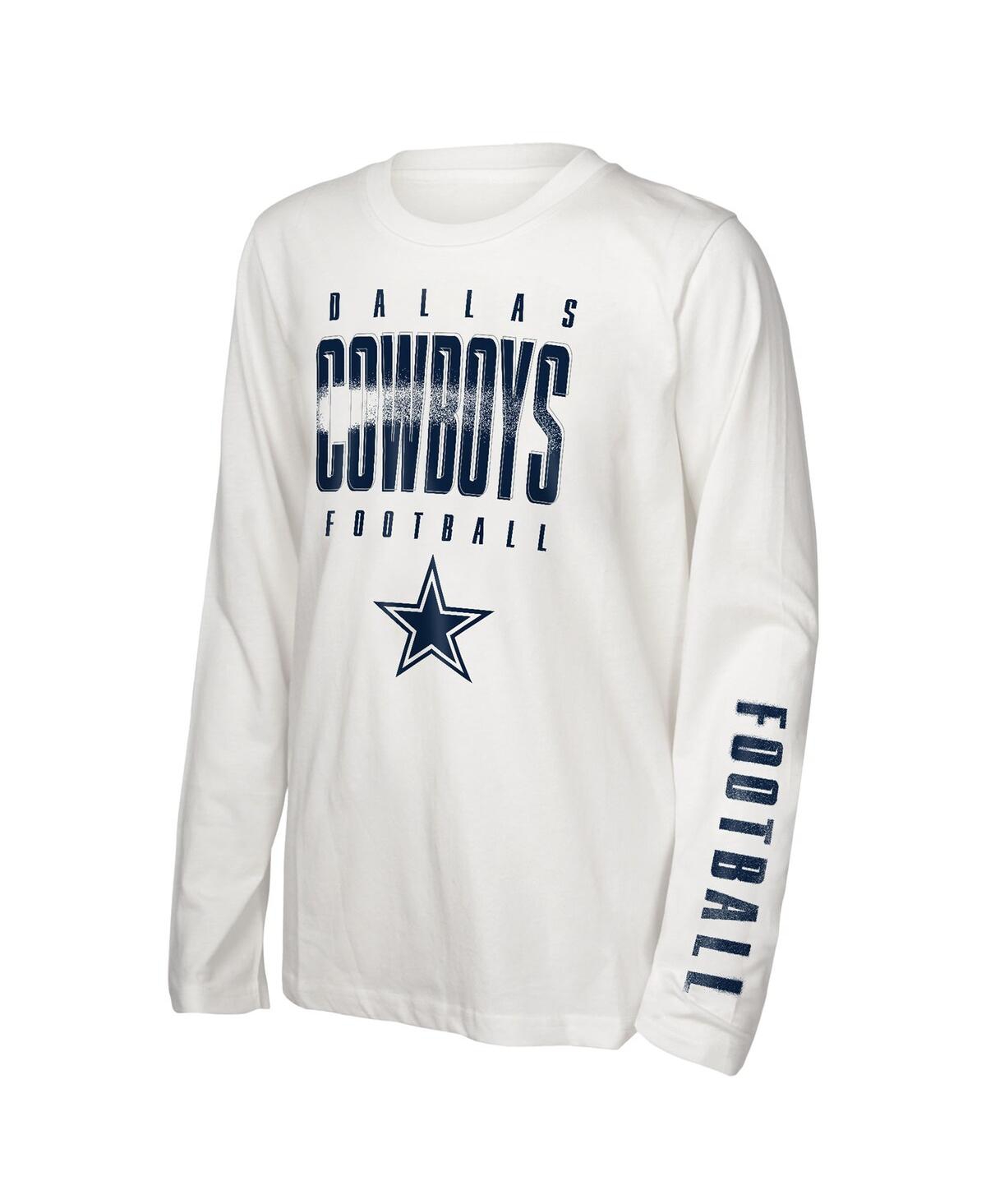 Outerstuff Preschool Dallas Cowboys The Mix Combo T-shirt Set In Blue
