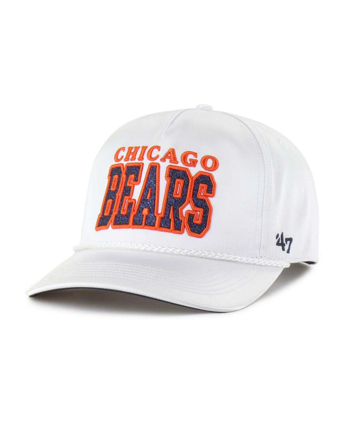 47 Brand Women's White Chicago Bears Outspoken Hitch Adjustable Hat In White