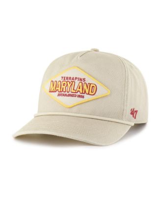 Men's and Women's Cream Maryland Terrapins Outdoorsmen Cairn Hitch Adjustable Hat