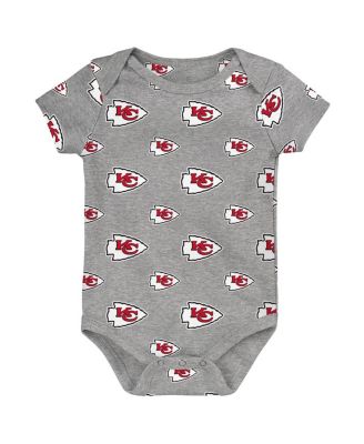 Newborn 3-Pack Kansas City Chiefs Little Tike Bodysuit Set