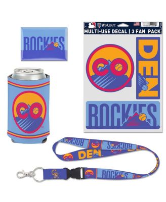 Wincraft - Colorado Rockies 2025 City Connect Four-Piece Fan Pack