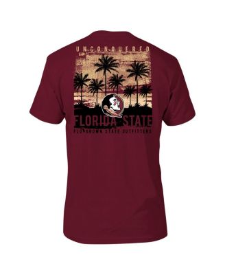Men's Garnet Florida State Seminoles Best Coast Sunset T-Shirt